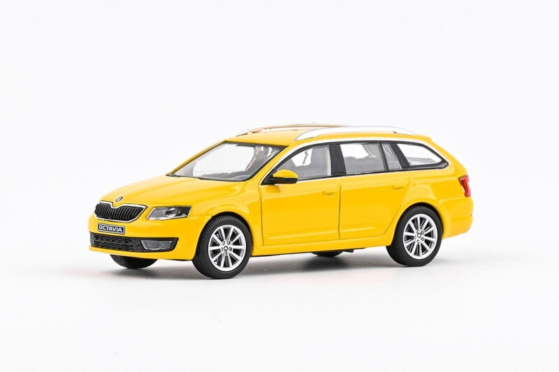 Abrex Škoda Octavia III Combi 1:43 Žlutá Taxi 